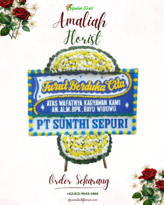 Papan Bunga Duka di Suka Asih