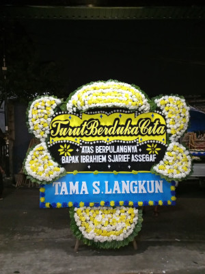 Papan Bunga Duka di Suka Asih