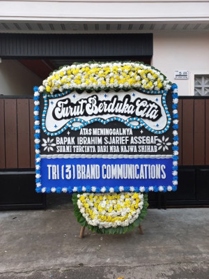 Papan Bunga Duka di Suka Asih